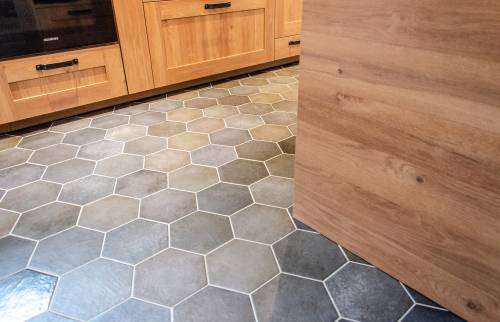 Carrelage hexagonal de qualité