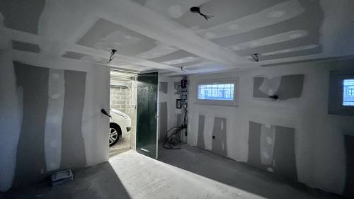 Garage transformé en annexe