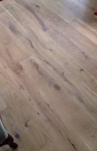 Parquet massif chêne à Saint Louis