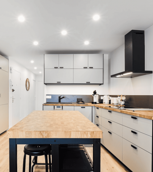 Rénovation de cuisine avec îlot central - Castelnau-le-Lez 34170