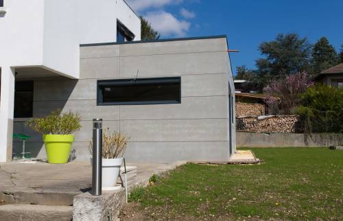 Extension maison contemporaine
