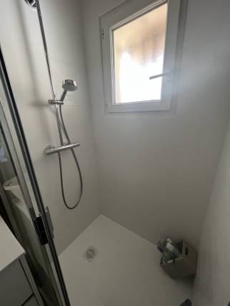 installation de la douche