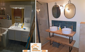  La Maison des Travaux Albertville, La Maison des Travaux Moûtiers, courtier en travaux Savoie, rénovation haut de gamme salle de bains, artisans rénovation Tarentaise