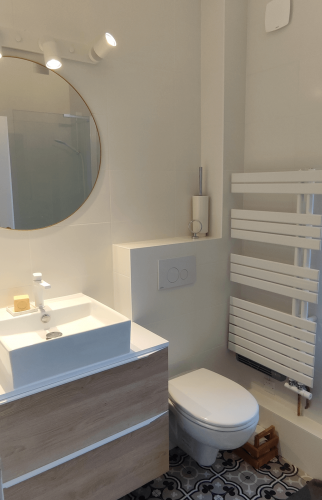Rénovation contemporaine d’une salle de bain à Bourgoin-Jallieu (38300)