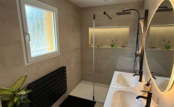 Salle de bain modernisée et design à Voiron