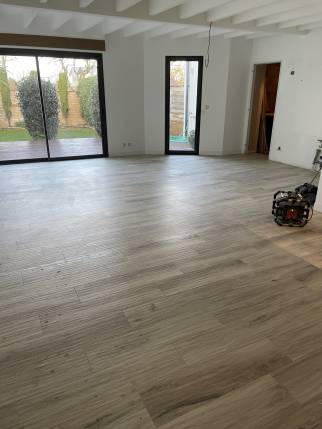 rénovation murs salon