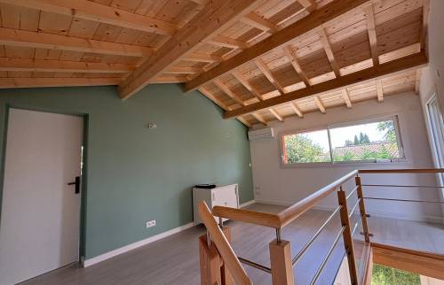 Extension étage bois