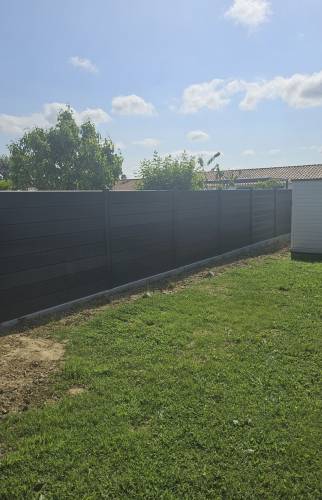 Nouvelle cloture en alu