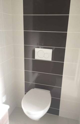 Réalisation d'une salle de bain dans une extension, à Brains 44