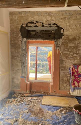 création d'ouvertures sur murs anciens LMDT Manosque