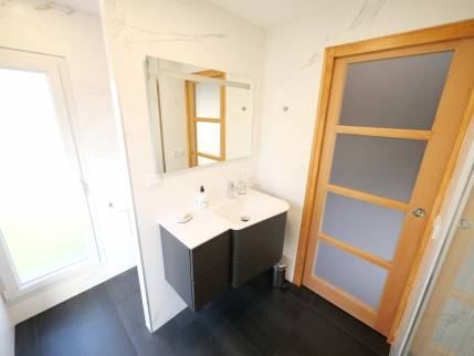 Création de salle de bain - meuble vasque suspendu - Nantes 44