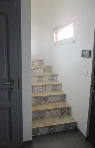 Habillage d'un escalier à Saint Louis