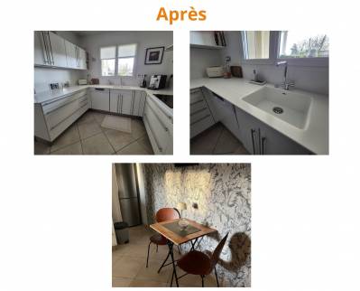 Rénovation cuisine avant après Bazas