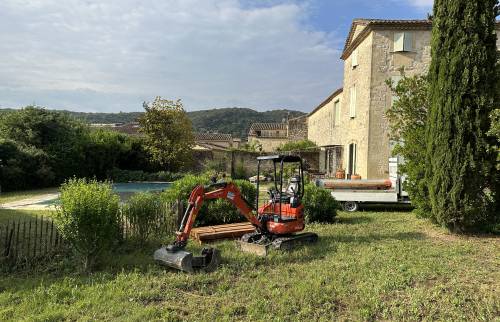 Dépose du matériel