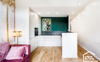 Cuisine ouverte sur salon