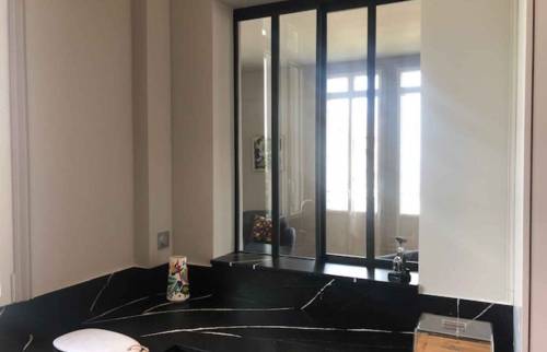 Installation d'une verrière dans une cuisine à Trouville