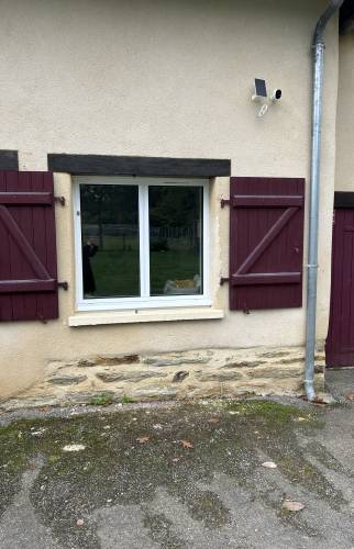 nouvelles fenêtres double vitrage extérieur Bruz
