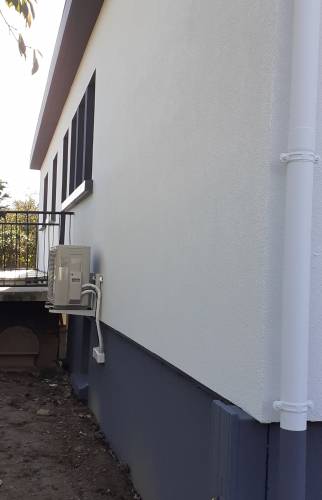 Vue sur les murs latéraux