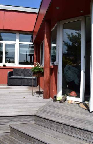 Installation d'un caisson isolant sur le toit d'une maison dans le Calvados (14)