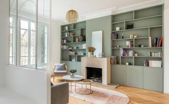Rénovation élégante d'un salon à Chaville