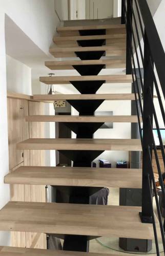 Surélévation de 60 m² à Rezé en bardage bois