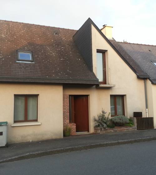 Avant le ravalement de façade d'une maison 