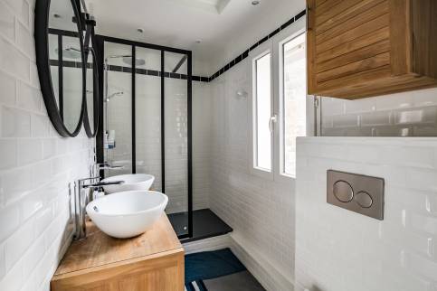 Salle d'eau carreaux de métro