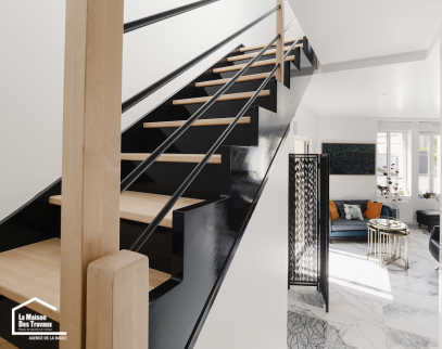 Escalier entièrement rénové