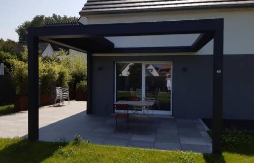 Pergola alu, volet lames alu à Sierentz
