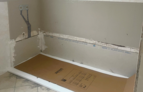 Installation du receveur extra-plat grand format.