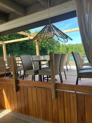 Terrasse aménagée 