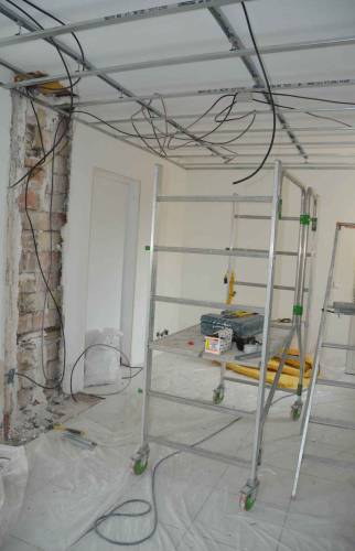 Ferraillage faux plafond