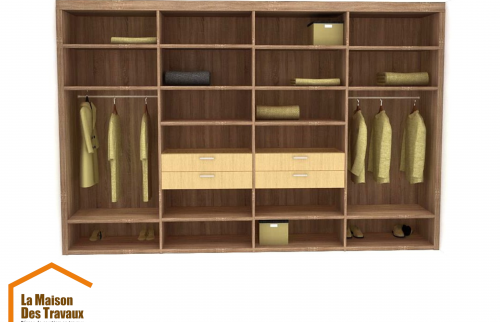 PREMIER VISUEL 2D du dressing principal