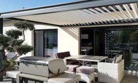 Installation d'une pergola bioclimatique à Le Perreux