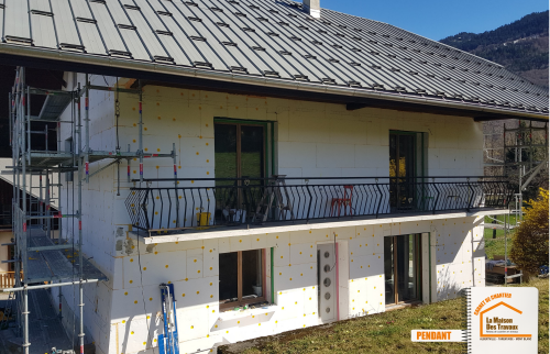 rénovation maison Césarches, isolation soubassement maison, rénovation énergétique Savoie, artisan isolation extérieure, rénovation globale maison