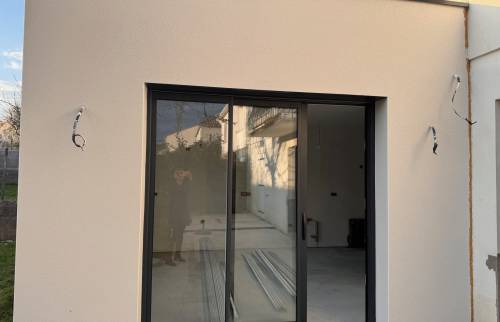 Création d'une extension à Saint-Sébastien-sur-Loire - travaux en cours