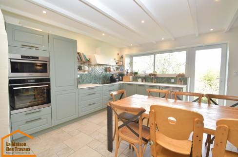 rénovation d'une cuisine dans une maison