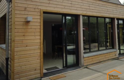 extension de maison en bois