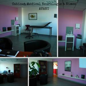 Rénovation d'un cabinet médical à Nîmes - Magali Fuchs, décoratrice - La Maison Des Architectes