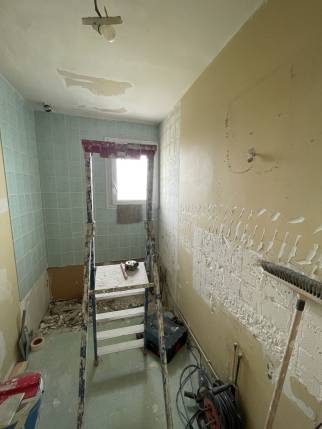 Travaux de rénovation de salle de bain en cours - Valence 26000