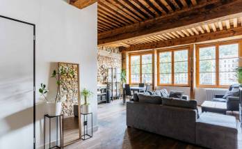 Rénovation complète d'un appartement en style industriel , quartier Vieux Lyon