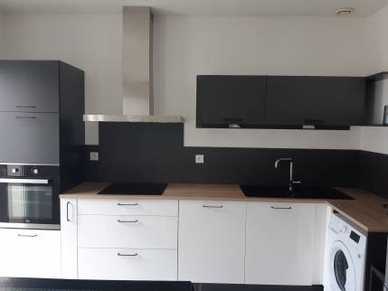 nouvelle implantation de cuisine moderne - Bourg-en-Bresse 01