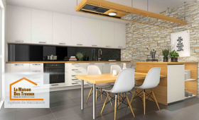 Rénovation d'un séjour-cuisine ouverte