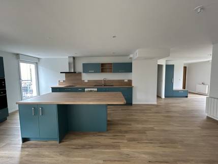 Cuisine ouverte sur le salon (Caen 14000)