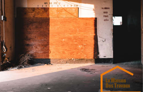 AVANT Murs existants dans la pièce principale