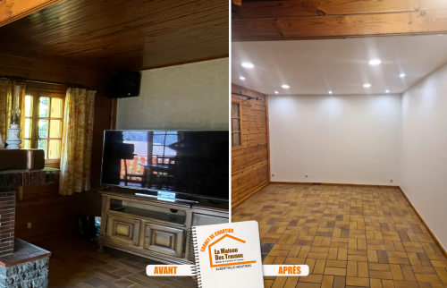 chalet authentique modernisé, rénovation sur-mesure chalet, rénovation maison Savoie