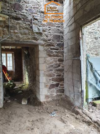 Rénovation énergétique d’une maison à Plouër-sur-Rance en cours de Travaux