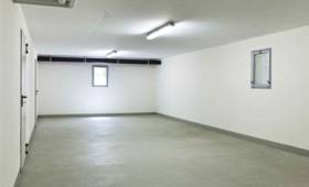 Après Peinture d un sous sol garage