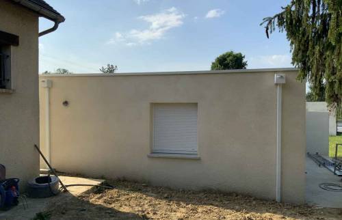 Construction d’une extension de maison à Monein