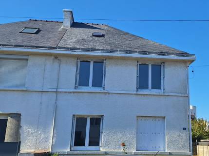 Couverture de toit en ardoise après travaux de rénovation de toiture - Machecoul Saint Même 44270